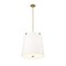Z-Lite Weston Pendant, 5-Light, 18 In.W x 18 In.H, Modern Gold/White Linen 3501P18-MGLD - alternate 6